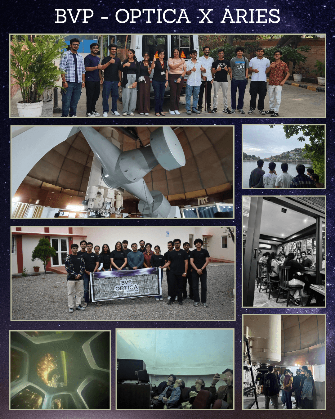 ARIES Observatory Visit — Nainital (BVP-OPTICA)